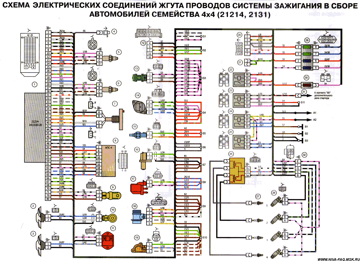 Схема Электропроводки Ваз 21104 16 Клапанов